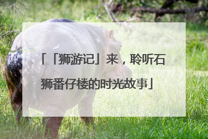 「狮游记」来，聆听石狮番仔楼的时光故事
