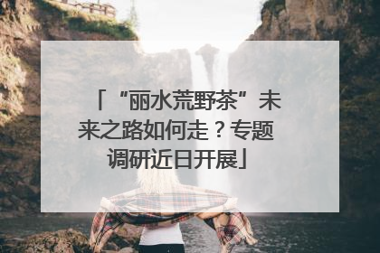 “丽水荒野茶”未来之路如何走？专题调研近日开展