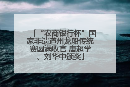 “农商银行杯”国家非遗道州龙船传统赛圆满收官 唐超学、刘华中颁奖
