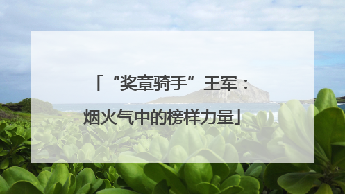“奖章骑手”王军：烟火气中的榜样力量