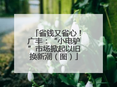 省钱又省心！广丰：“小电驴”市场掀起以旧换新潮（图）