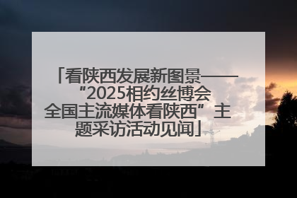 看陕西发展新图景——“2025相约丝博会 全国主流媒体看陕西”主题采访活动见闻