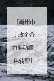 禹州市：政企合力推动绿色转型