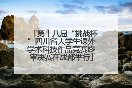 第十八届“挑战杯”四川省大学生课外学术科技作品竞赛终审决赛在成都举行
