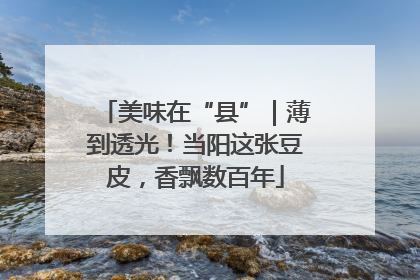 美味在“县”｜薄到透光！当阳这张豆皮，香飘数百年