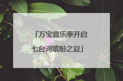 万宝音乐季开启七台河缤纷之夏