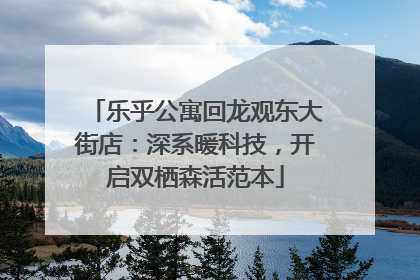 乐乎公寓回龙观东大街店：深系暖科技，开启双栖森活范本