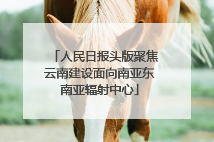 人民日报头版聚焦云南建设面向南亚东南亚辐射中心