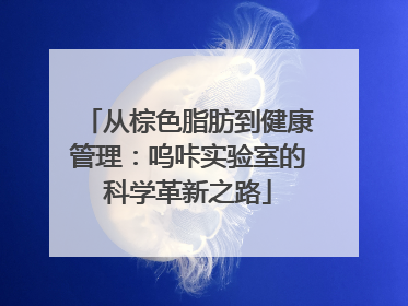 从棕色脂肪到健康管理：呜咔实验室的科学革新之路