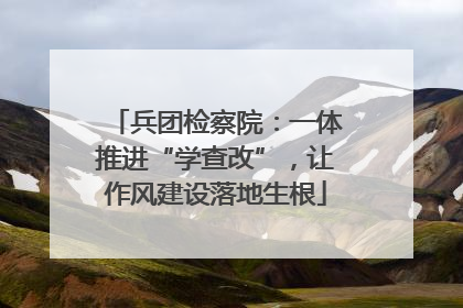 兵团检察院：一体推进“学查改”，让作风建设落地生根