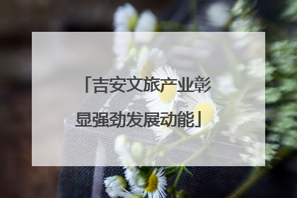 吉安文旅产业彰显强劲发展动能