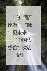向“智”出发，“触”见未来——“中国传感谷”探访记