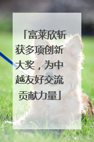 富莱欣斩获多项创新大奖，为中越友好交流贡献力量