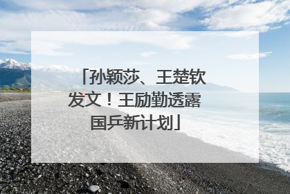 孙颖莎、王楚钦发文！王励勤透露国乒新计划