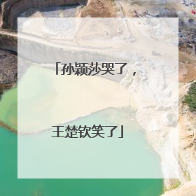 孙颖莎哭了，王楚钦笑了