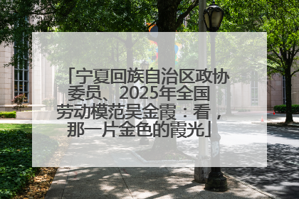 宁夏回族自治区政协委员、2025年全国劳动模范吴金霞：看，那一片金色的霞光