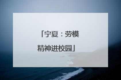 宁夏：劳模精神进校园