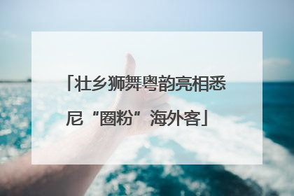 壮乡狮舞粤韵亮相悉尼“圈粉”海外客