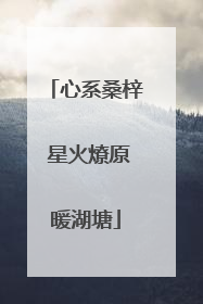心系桑梓 星火燎原暖湖塘