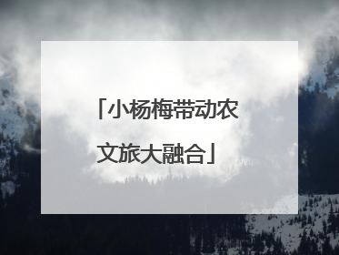 小杨梅带动农文旅大融合