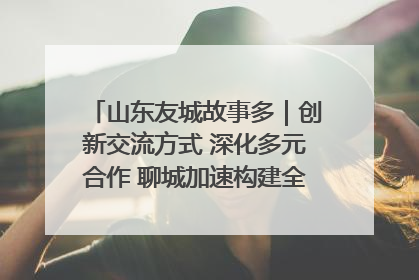 山东友城故事多｜创新交流方式 深化多元合作 聊城加速构建全球友城新格局