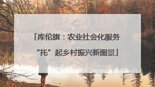 库伦旗：农业社会化服务“托”起乡村振兴新图景