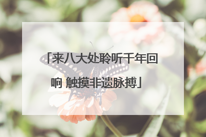 来八大处聆听千年回响 触摸非遗脉搏
