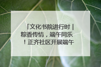 文化书院进行时｜粽香传情，端午同乐！正齐社区开展端午包粽子大赛