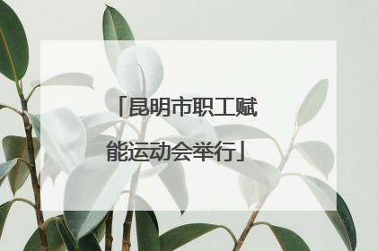 昆明市职工赋能运动会举行