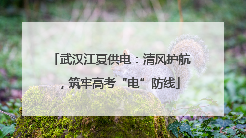 武汉江夏供电：清风护航，筑牢高考“电”防线