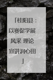 桂阳县：以赛促学展风采 理论宣讲润心田