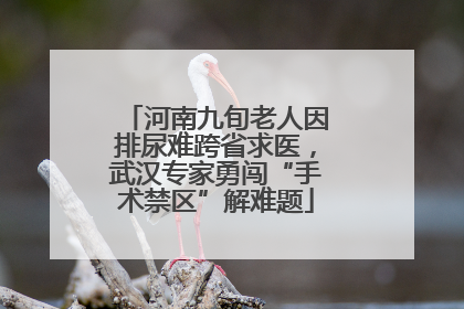 河南九旬老人因排尿难跨省求医，武汉专家勇闯“手术禁区”解难题