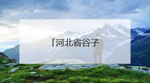河北省谷子产业化示范基地“扩容”