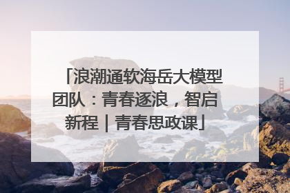 浪潮通软海岳大模型团队：青春逐浪，智启新程｜青春思政课