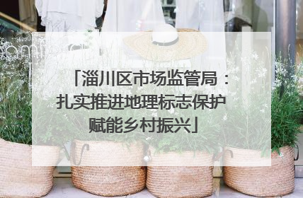 淄川区市场监管局：扎实推进地理标志保护 赋能乡村振兴