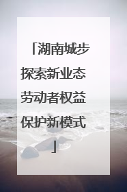 湖南城步探索新业态劳动者权益保护新模式