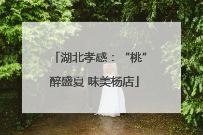 湖北孝感：“桃”醉盛夏 味美杨店