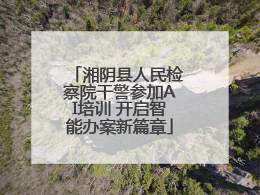 湘阴县人民检察院干警参加AI培训 开启智能办案新篇章