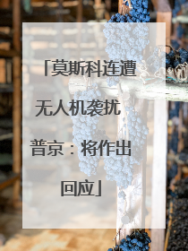 莫斯科连遭无人机袭扰 普京：将作出回应