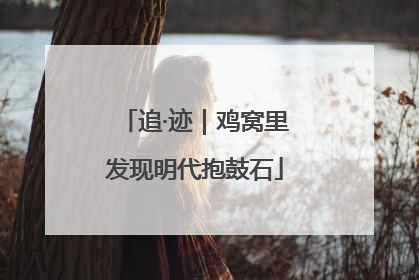 追·迹｜鸡窝里发现明代抱鼓石