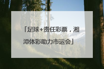 足球+责任彩票，湘潭体彩助力市运会