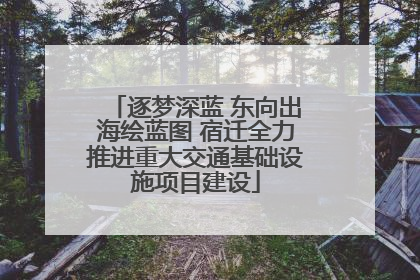逐梦深蓝 东向出海绘蓝图 宿迁全力推进重大交通基础设施项目建设