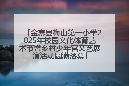 金寨县梅山第一小学2025年校园文化体育艺术节暨乡村少年宫文艺展演活动圆满落幕