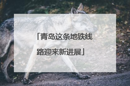 青岛这条地铁线路迎来新进展