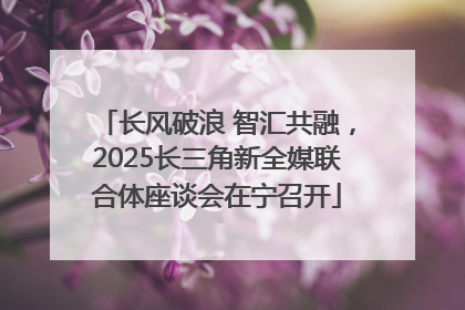 长风破浪 智汇共融，2025长三角新全媒联合体座谈会在宁召开