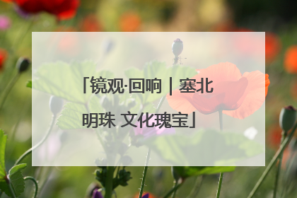镜观·回响｜塞北明珠 文化瑰宝