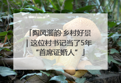 陶风淄韵·乡村好景｜这位村书记当了5年“首席证婚人”