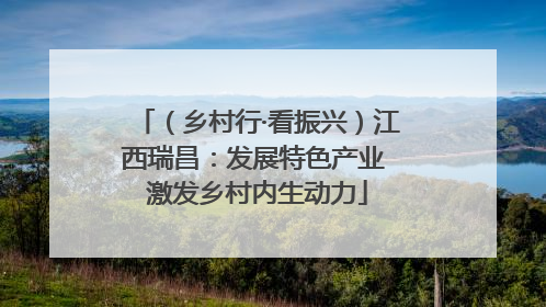 （乡村行·看振兴）江西瑞昌：发展特色产业 激发乡村内生动力