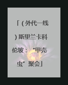 （外代一线）斯里兰卡科伦坡：“甲壳虫”聚会