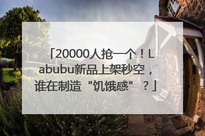 20000人抢一个！Labubu新品上架秒空，谁在制造“饥饿感”？